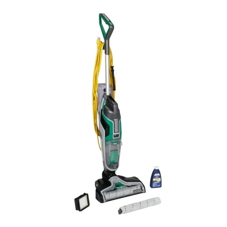 Bissell Commercial Floor Wash 13.5 Inch Combo Wet & Dry Hard Floor Washer/Scrubber & Vacuum BGFW13 + Accessories