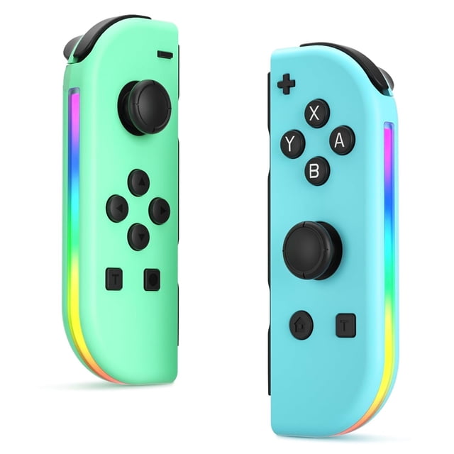 Manette de Jeu Compatible avec Nintendo Switch, Oled, Lite, Joystick (G/d) pour Jeux avec RVB