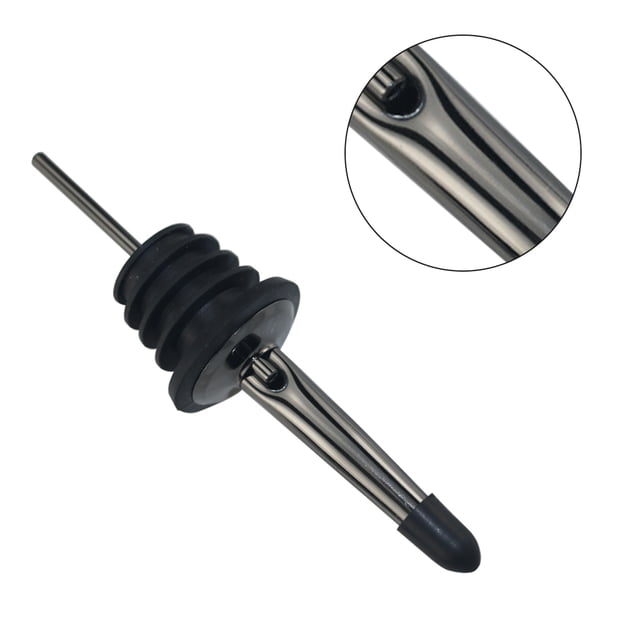Advancent De acero inoxidable para whisky, licor, aceite, botella de vino, tapón vertedor, dispensador de boca, herramientas de cocina, accesorios de Bar Barra de herramientas No.07 Advancent HA001809-07