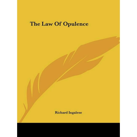 The Law Of Opulence, (Paperback)