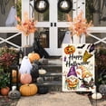 thumbnail image 5 of Sm:)e Gnome Ghost Pumpkin Bat Happy Halloween Garden Flag 12 x 18 Inch, Double-Sided Printing, Outdoor Welcome Decor for Yards, 5 of 8
