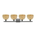 thumbnail image 7 of Innovations Lighting 516-4W-12-38 Woven Rattan Vanity Woven Rattan 4 Light 38" Wide Vanity, 7 of 7