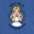 thumbnail image 3 of Alice In Wonderland - Meet Me in Wonderland - Women's Short Sleeve Graphic T-Shirt, 3 of 5