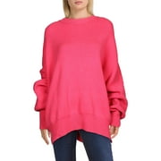 Free People Womens Easy Street Ribbed Knit Dolman Sleeve Tunic Sweater