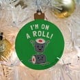 thumbnail image 5 of I'm on a Roll Sushi Funny Humor Wood Christmas Tree Holiday Ornament, 5 of 7