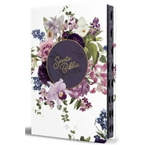 Biblia Rvr 1960 Letra Gigante, Tamaño Manual, Tapa Dura Tela, Corona de Flores Con Índice / Rvr 1960 Handy Size Giant Pr, (Paperback)