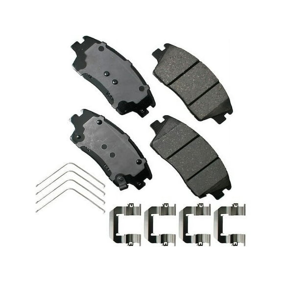 Front Brake Pad Set - Compatible with 2017 - 2020 Hyundai Elantra 2018 2019