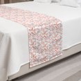 thumbnail image 2 of Floral Bed Runner, Peachy Feminine Theme Retro Flower Naive Natural Look Repeat Pattern, Decorative Accent Bedding Scarf for Hotels Homes and Guestrooms, Queen, Peach Pale Mauve Salmon, by Ambesonne, 2 of 2