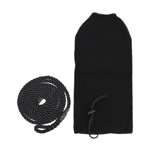 Funda para barco con cuerda, funda protectora para barco, calcetines, funda marina elástica y gruesa Cuerda G4 Negra