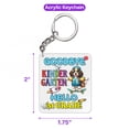 thumbnail image 5 of Back to School English Springer Spaniel Goodbye Kindergarten Hello 1st Grade Acrylic Keychain Springers Dog Lover Gifts Collar Charm Tag Keyring - 02011, 5 of 5