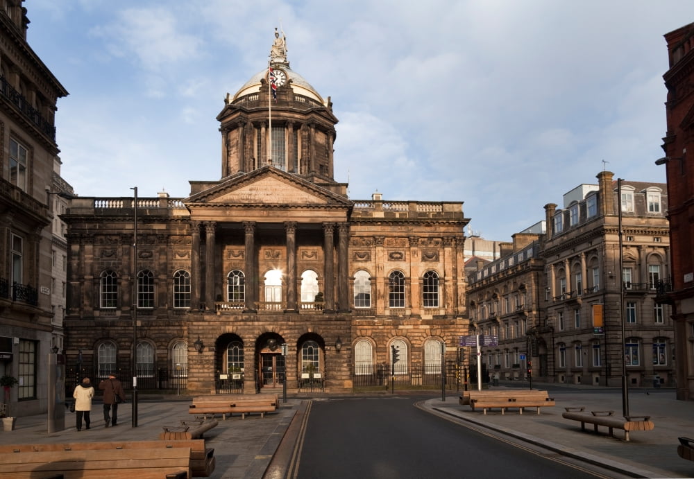Liverpool Town Hall Liverpool Merseyside England Poster Print - Walmart.com