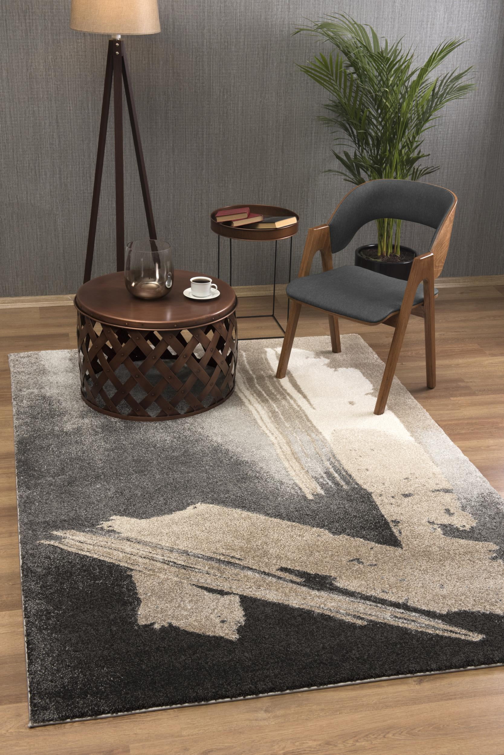 Rug Branch New Zealand Plush Collection Modern Abstract Area Rug