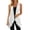 White, variant on Sleeveless Vest for Women Summer Casual Open Front Irregular Hem Lightweight Cardigans Beach Coverups