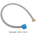 thumbnail image 5 of Tubos de plomería flexibles de acero inoxidable de 60 cm Mangueras mezcladoras calientes frías Pieza de baño, 5 of 5