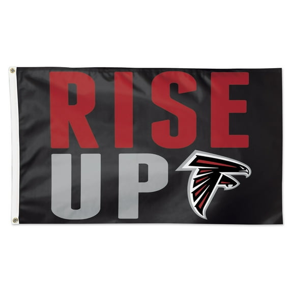 WinCraft Atlanta Falcons 3' x 5' Slogan Deluxe Single-Sided Flag