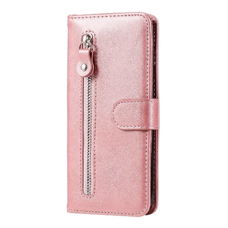 Case for Xiaomi POCO M3 PRO 5G Protective Cover Zipper Card Slot Holders Leather