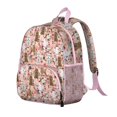 thumbnail image 2 of Poodle Dog and Flower Floral Backpack Backpack for School,Cute School Bag,Schoolbag with Adjustable Shoulder Straps & Padded Back,13.8"x11.4"x6", 2 of 6