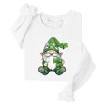 thumbnail image 4 of Camiseta de Manga Larga de la Mujer Grinch Navidad Impresa Casual con Detalle de la Manga Festiva, Camisetas de Navidad de Manga Larga de la Mujer, 4 of 5