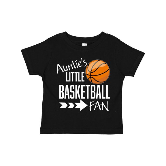 Inktastic Auntie's Little Basketball Fan Boys or Girls Toddler T-Shirt
