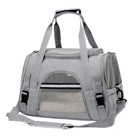 Luxury Dog & Cat Travel Carrier Bag – Soft-Sided, Lightweight, Portable Small Pet Carrier Handbag with Durable Oxford & Nylon, Comfortable for Puppies & Cats