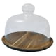 thumbnail image 5 of Soporte para tartas con cúpula de cristal para postres, ideal para cumpleaños, galletas y fiestas. M, 5 of 9