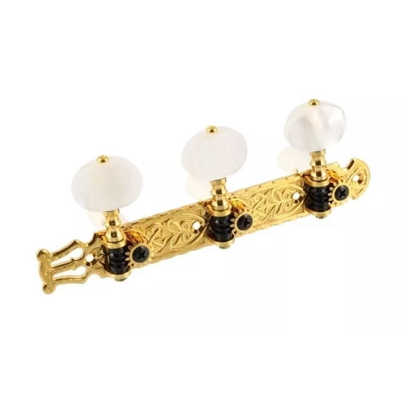 NEW - Gotoh 40G2000 Tuning Keys For Classical Guitar, Wide Spacing - GOLD