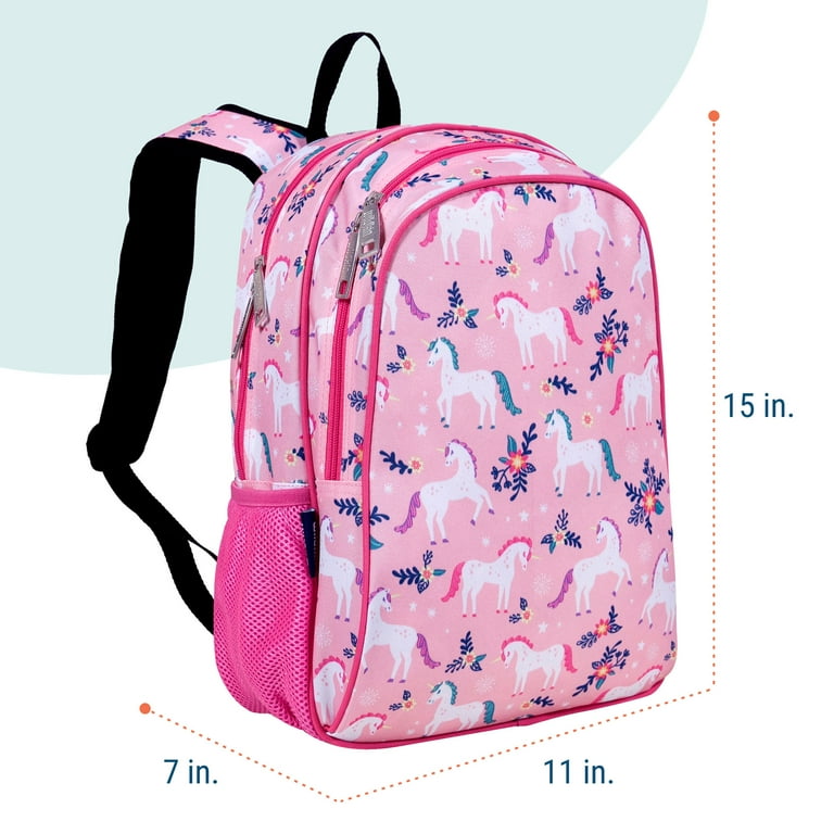 White Unicorn Purple Backpack Perfect the horse lover high quality that is going back to school.