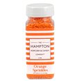 thumbnail image 3 of Orange Sprinkles Jimmies 3.17 oz, Sprinkles For Cake Decorating, Cake Sprinkles, Sprinkles For Baking, Ice Cream & More, The Hampton Candy Company, 3 of 6