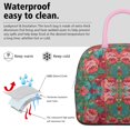 thumbnail image 3 of Lunch Bag Lunch Box for Women Reusable Insulated Lunch Cooler Bags,Large Capacity for Work Travel Picnic,Water-Resistant Pioneer Colorful Floral Lunch Tote Bag Gifts for Woman Mom Pink, 3 of 6