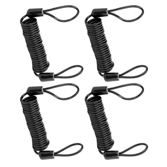BESTYASH 4-Pack Durable Reminder Lock Wire Cable for Bicycle Riders, Secure Bike Lock Accessory