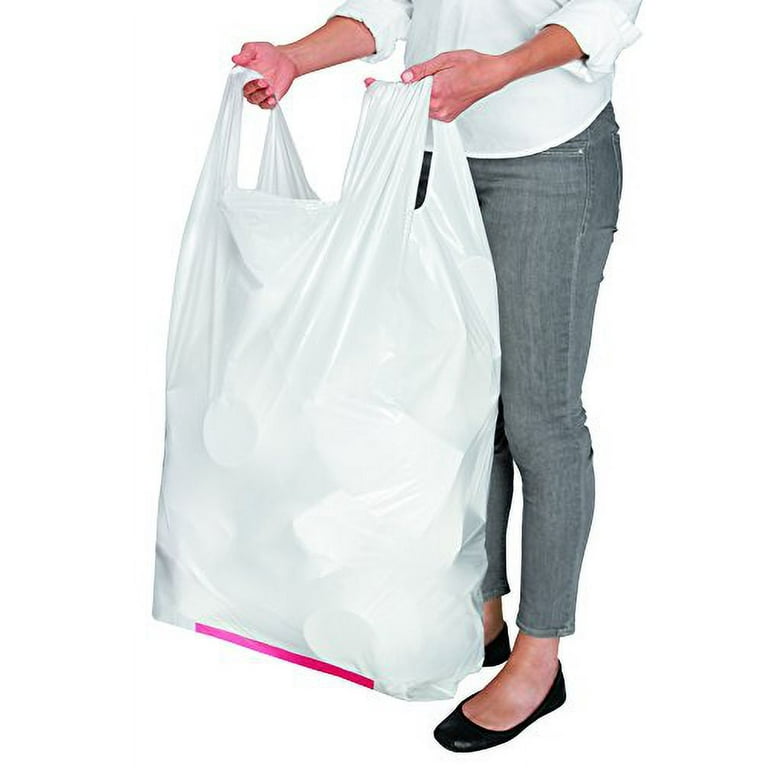 Hippo Sak Handle Trash Bag, with Power Strip, 13 Gallon Tall Kitchen, 90  Count 
