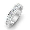 thumbnail image 2 of Certified 1.00 Carat TW Diamond Channel Set Wedding Band in 14k White Gold (G-H, I1), 2 of 5