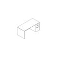 thumbnail image 3 of Lorell PD3066RSPGE Prominence 2.0 Gray Elm Laminate Desk Unit, 3 of 4