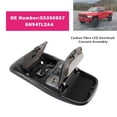 thumbnail image 4 of Front LED Overhead Console Carbon For Dodge Ram 1500 2500 3500 1998-2002, 4 of 10
