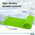 thumbnail image 4 of 1pc Snow Crazy Carpet,Winter Flying Carpet,Generic Flexible Lightweight Roll Up Snow Sled Portable Rolling Snow Slider, Ski Board with Handles for Teens Adult Winter Outdoor Sports (Green-B), 4 of 6