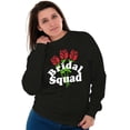 thumbnail image 4 of Bridal Squad Bachelorette Party Women Plus Size Crewneck Sweatshirt Brisco Brands 2X, 4 of 5