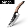 thumbnail image 3 of Meat Cleaver Knife Handmade Forged Butcher Knife for Kitchen Stainless Steel Full-Tang Boning Chop Knife, 3 of 9
