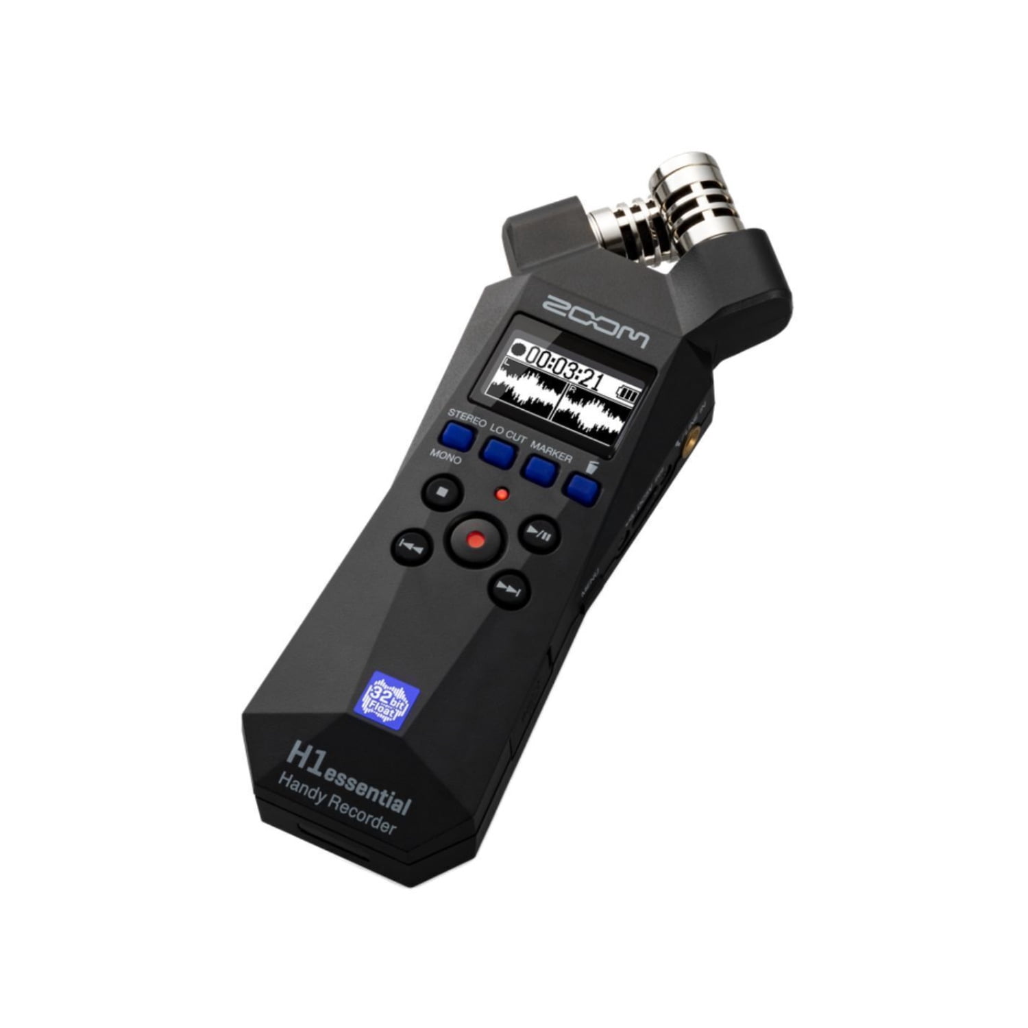 Zoom H1essential Stereo Handy Recorder Bundle with Hairy Windscreen (2 Items)