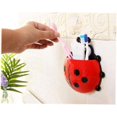 thumbnail image 2 of Toothbrush Holder with Suction Cup Toothpaste Holder Big Ladybird, 2 of 5