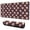 Fox Squirrel Mushroom, variant on 31.5x11.8 Inch Gaming Mouse Pad, Non-Slip Stitched Rubber Desk Mat for Desktop & Laptop,Fox Fern Leaf Beige Pattern