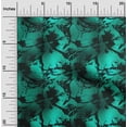 thumbnail image 2 of oneOone Georgette Viscose Sea Green Fabric Abstract Dress Material Fabric Print Fabric By The Yard 42 Inch Wide, 2 of 5