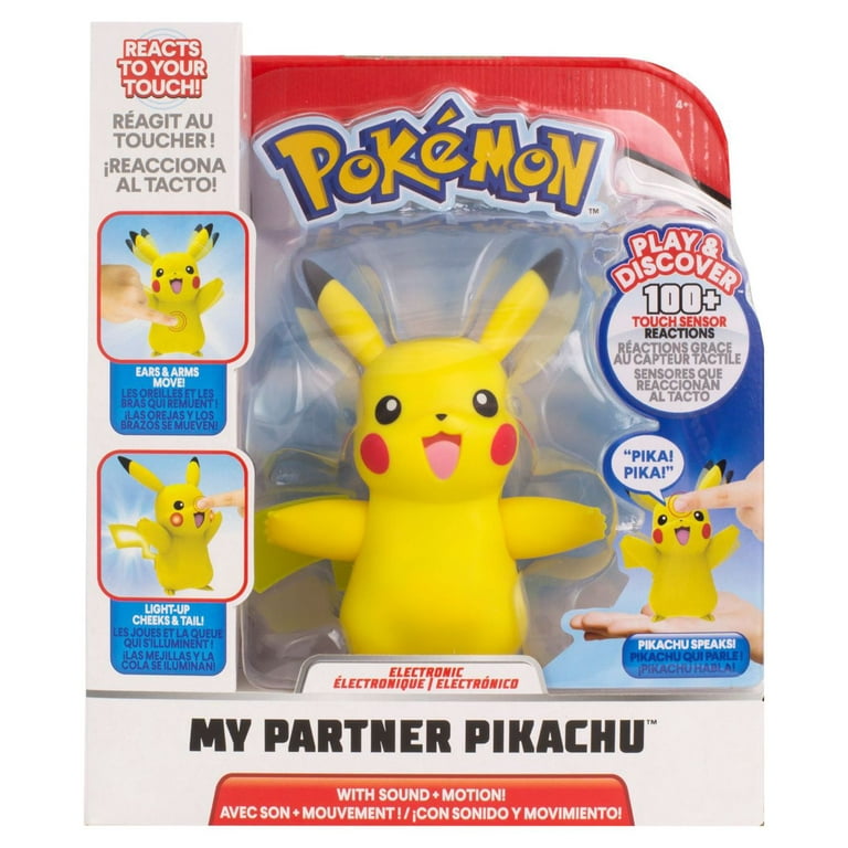  Pokémon Electronic & Interactive My Partner Eevee - Reacts to  Touch & Sound, Over 50 Different Interactions with Movement and Sound -  Dances, Moves & Speaks - Gotta Catch 'Em All 
