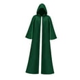 thumbnail image 1 of Cape à Capuche d'Halloween, Robe Gothique Sorcier, Longue Cape à Capuche pour Performance en Club, 1 of 10