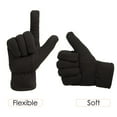 thumbnail image 3 of Unisex Fleece Lined Adjustable Warm Winter Gloves(Blue 2 Pairs), 3 of 5