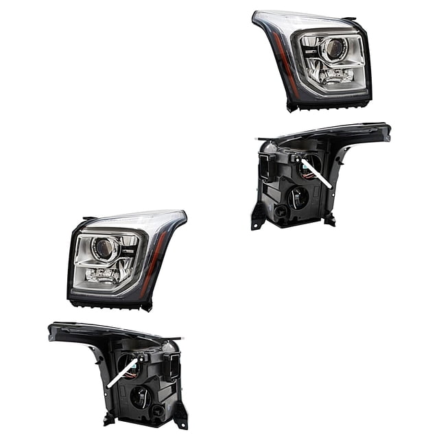 Par de Faros Yukon 2015 A 2017 Gmc TYC .