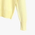 thumbnail image 4 of Baqcunre Sweaters For Women Ladies' Solid Tone Buttoned Mercerized Cotton Loose Sweater With Cardigan Jacket Hoodies For Women Womens Fall Fashion 2023 Yellow XXL, 4 of 6