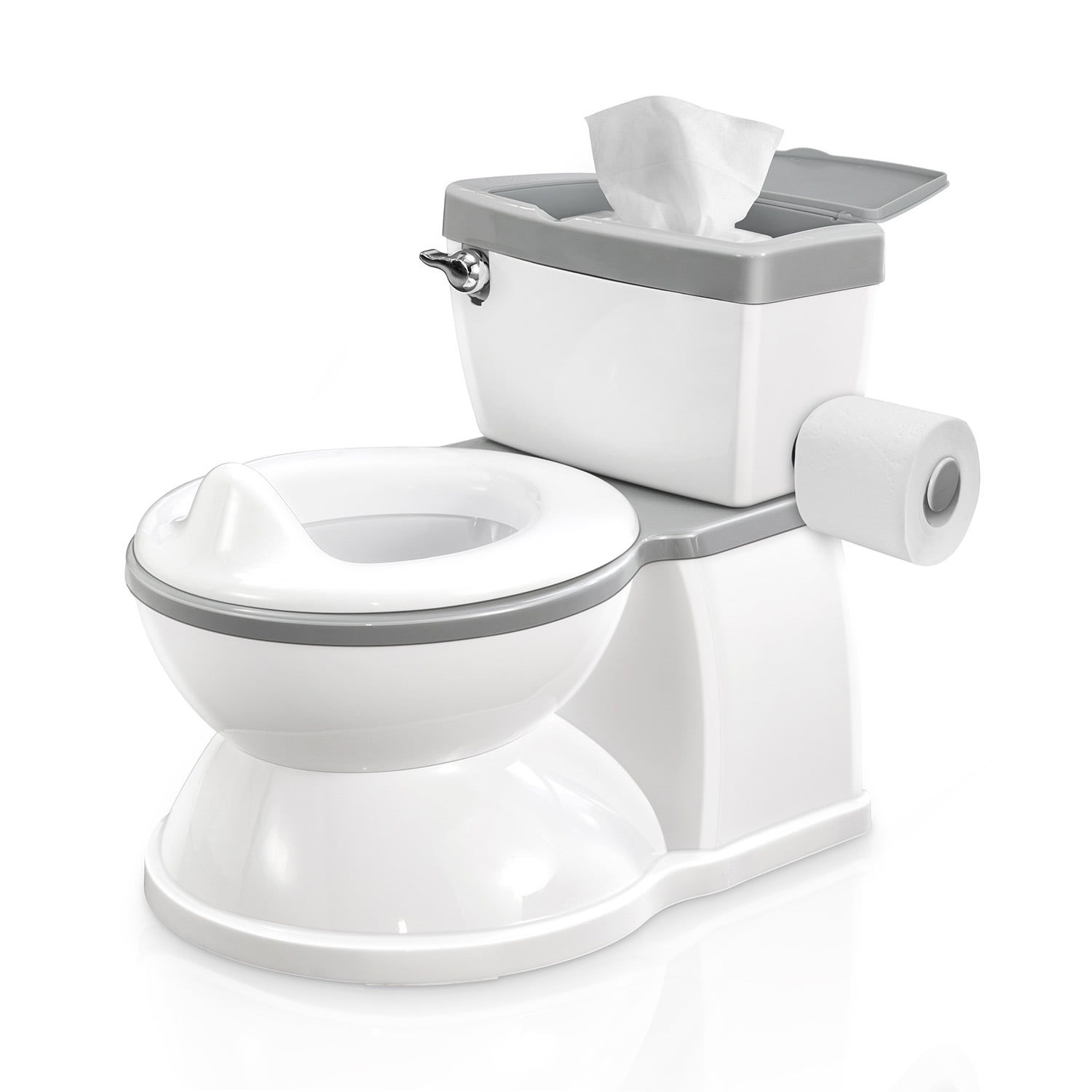 Yacul Baby Real Potty Training Toilet w/ Realistic Flushing Sounds and ...