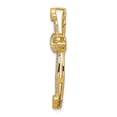 thumbnail image 2 of 14k Yellow Gold 1/4ct. Diamond Budded Cross Chain Slide, 2 of 4