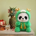 thumbnail image 4 of Chinese New Year Plush Toy - Transforming Zodiac Animal Doll with Hat, 10.6 Inch Soft Cotton Stuffed Animal for Spring Festival Decoration & Gift Green, 4 of 7
