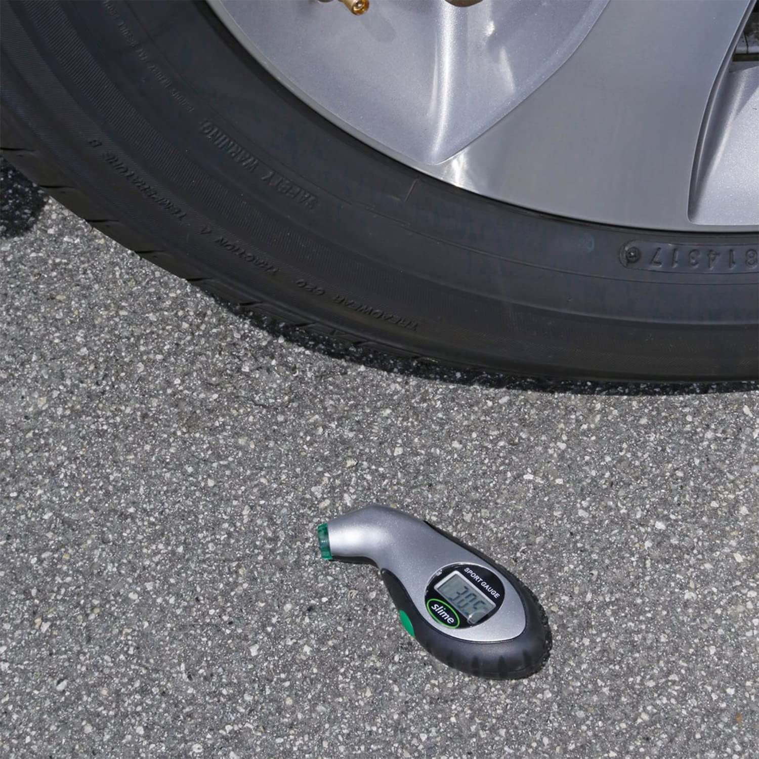 (2 pack) Slime Tire Pressure Gauge, Digital Gauge, 5-150 PSI - 20017w